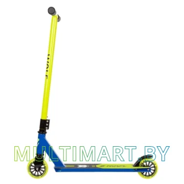 Самокат Novatrack Wolf 110P.WOLF.BBL22 (лимонный, 2022) картинка 2